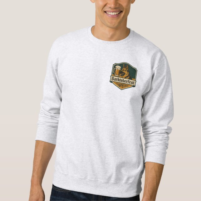 "Barktoberfest" Funny German Shepherd T-Shirt Sweatshirt (Front)