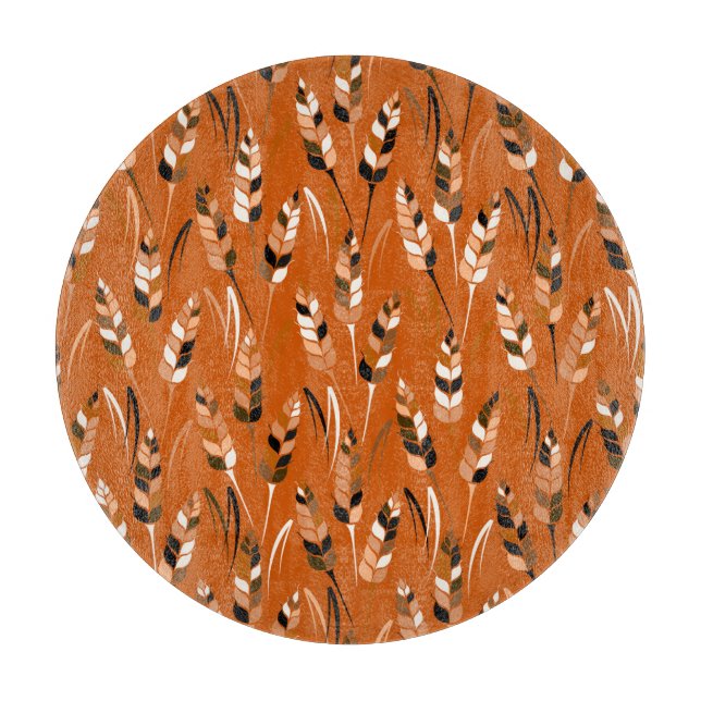 Barley Corn Organic Bread Background Cutting Board (Front)