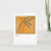 Barley, one of the seven species of Israel