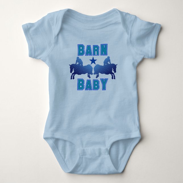 Barn Baby Boy Hunter/Jumpers Bodysuit (Front)