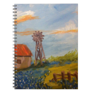 Barn & Bluebonnets Notebook