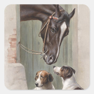 Barn Buddies Square Sticker
