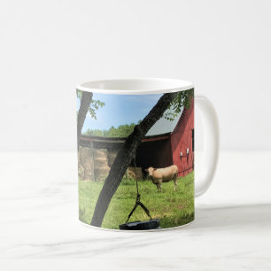 Barn & Cows, Rural North Carolina Canvas Print Mag Coffee Mug