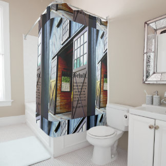 Barn Door Perspective, Revelation 3:8 Shower Curtain