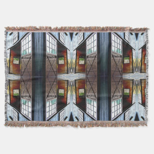 Barn Door Perspective, Revelation 3:8 Throw Blanket