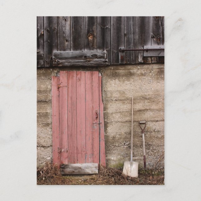 Barn Door Postcard (Front)