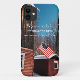 Barn Flag Patriotic Reminders All Around Case-Mate iPhone Case
