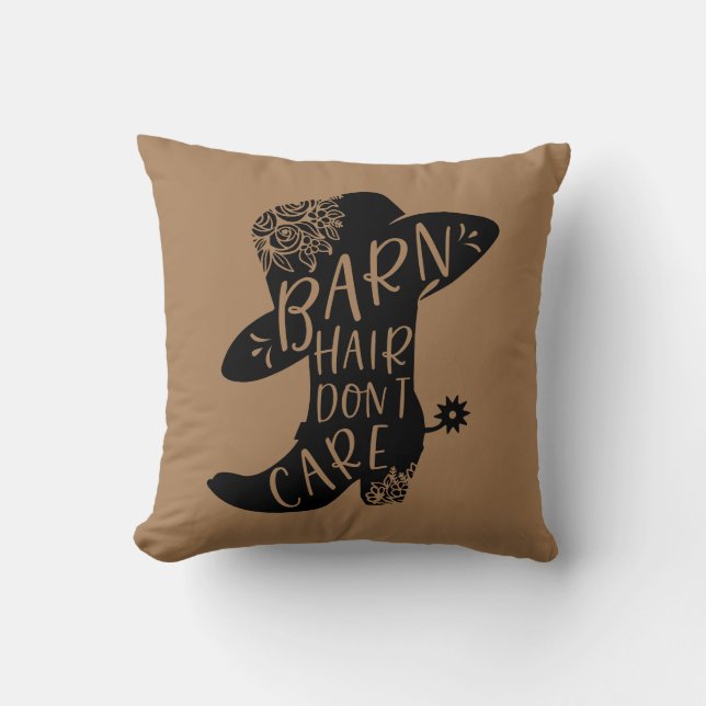Barn Hair Don't Care  Cushion (Front)
