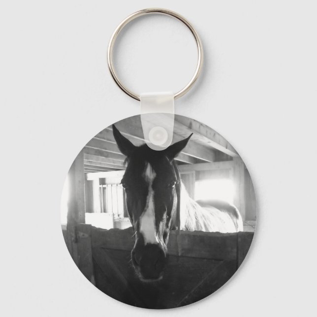 Barn Horse Key Ring (Front)