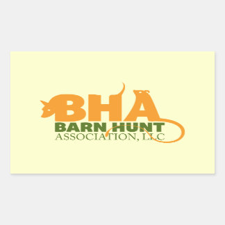Barn Hunt Association LLC Logo Gear Rectangular Sticker