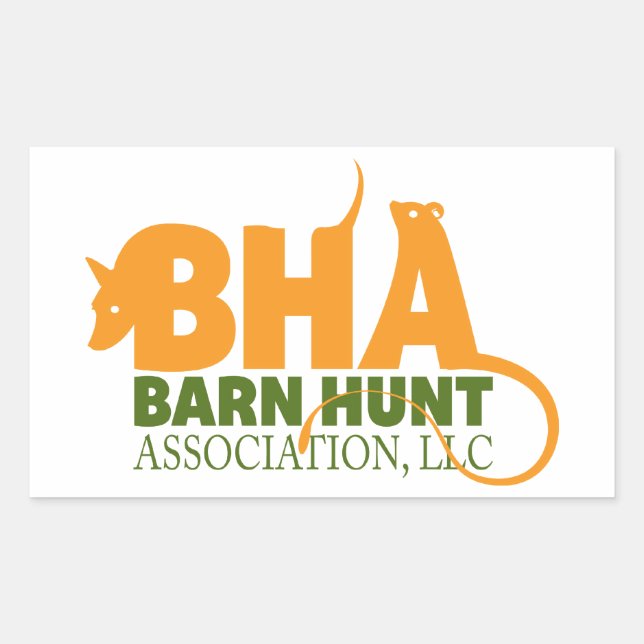 Barn Hunt Association LLC Logo Gear Rectangular Sticker (Front)