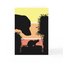 Barn Hunt Greeting Card for Scent Work Sport Dogs