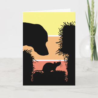 Barn Hunt Greeting Card for Scent Work Sport Dogs