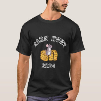Barn Hunt Lover - Barn Hunt 2024 With Cute Rat And T-Shirt