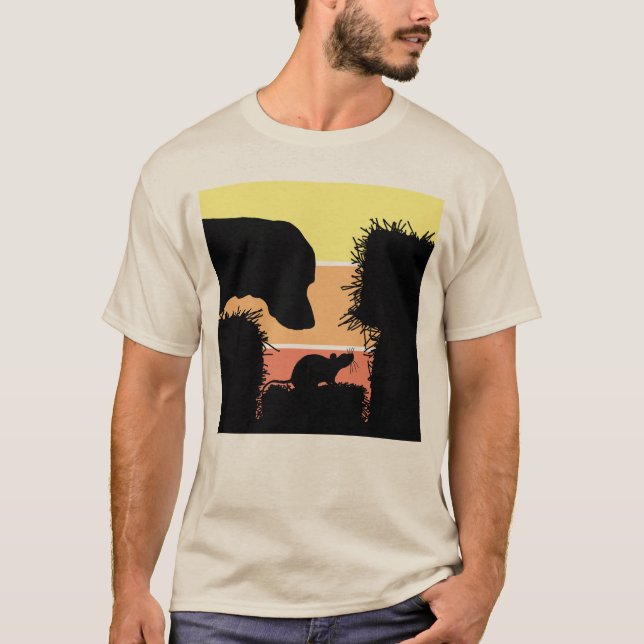 Barn Hunt Nose Work: Dog and Rat Scent Work T-Shirt (Front)