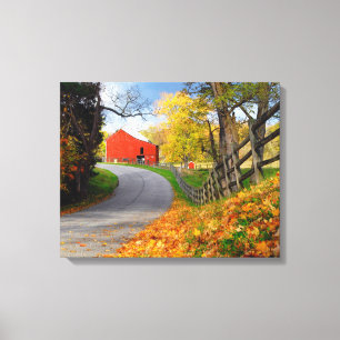 Barn in Fall Canvas Print