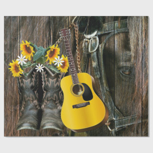 Barn In God We Trust Wrapping Paper