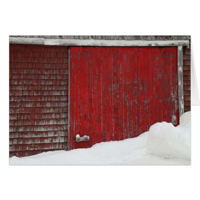 Barn in Winter (Front Horizontal)