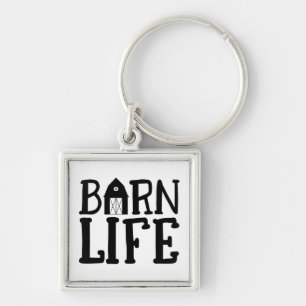 Barn Life Farmer Cow Chicken Horse Cute Farm Key Ring