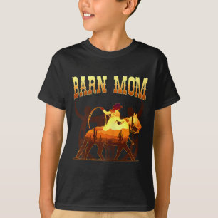 Barn Mum I Equestrian Horse Fan T-Shirt