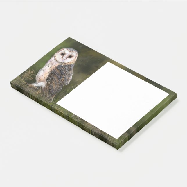 Barn Ow Sticky Notes (Angled)