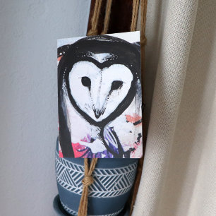 Barn Owl Art Card