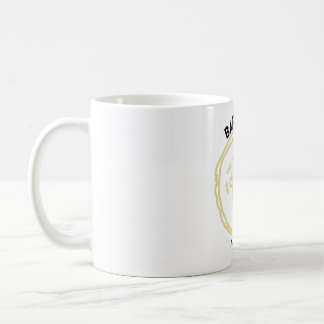 Barn owl bird species coffee mug (Left)