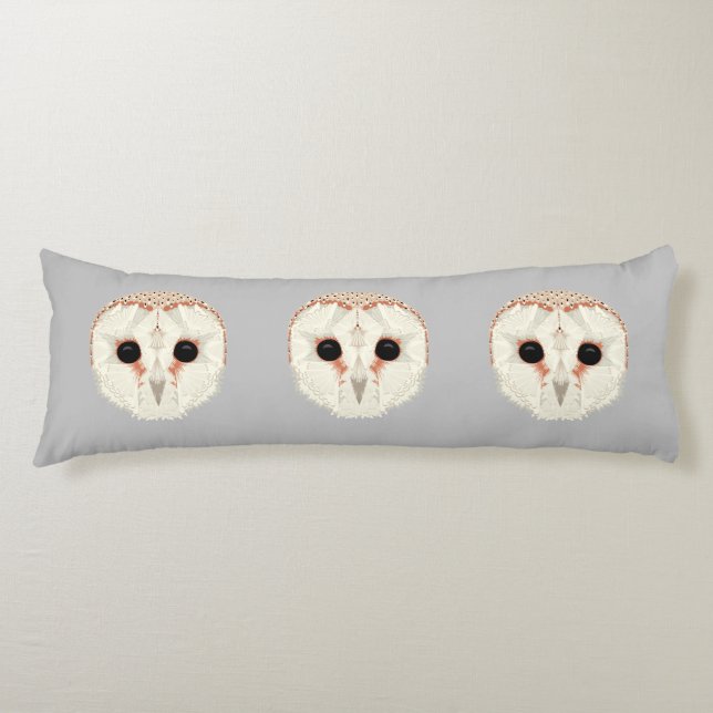 Barn Owl Body Pillow (Front)