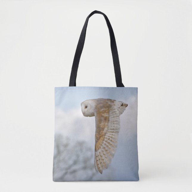 Barn Owl in Flight All Over Print Bag (Front)