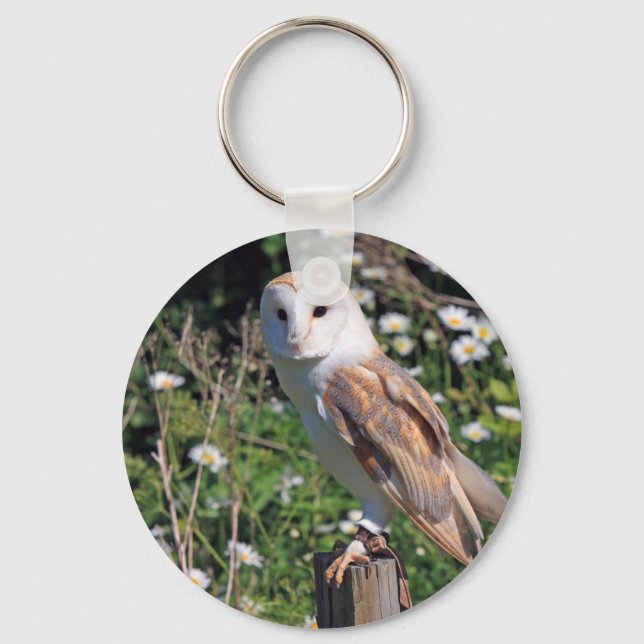 Barn Owl Key Ring (Front)