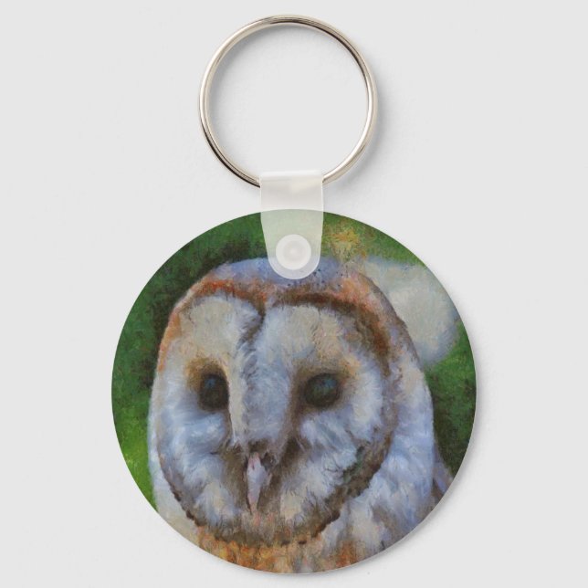Barn Owl Key Ring (Front)