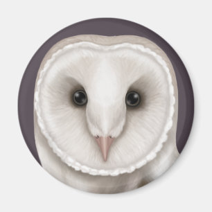 Barn Owl Magnet