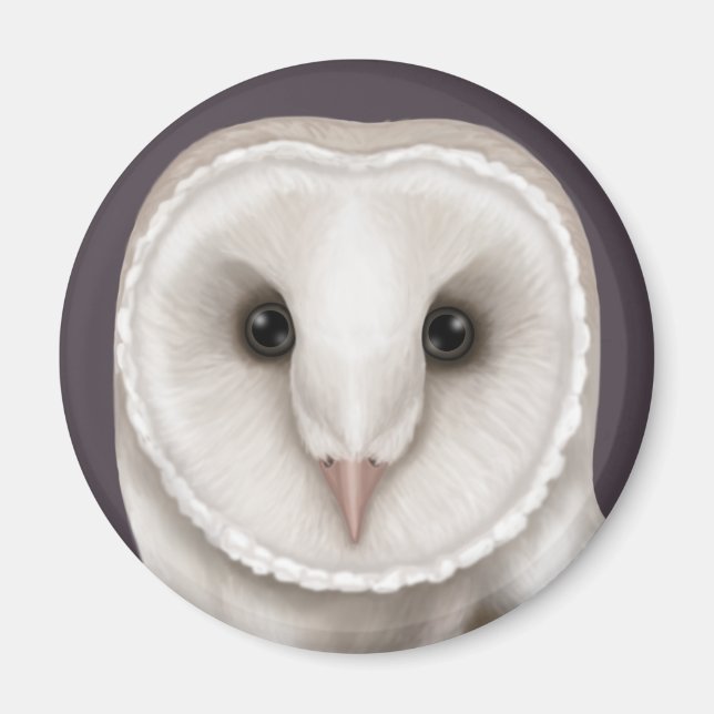 Barn Owl Magnet (Front)