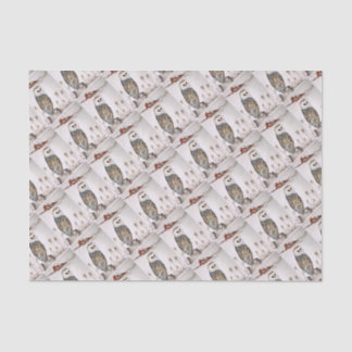 Barn Owl on the hunt Tissue Paper