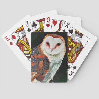 Barn Owl Playing Cards