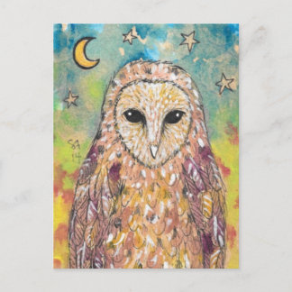 Barn Owl Postcard