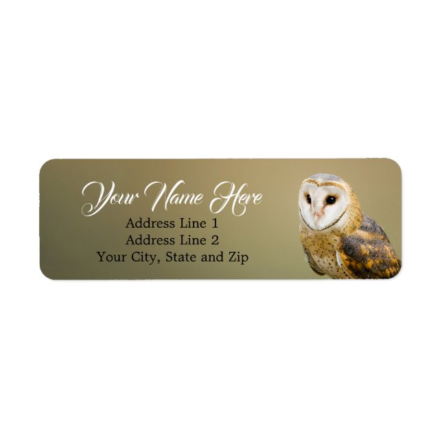 Barn Owl Return Address (Front)