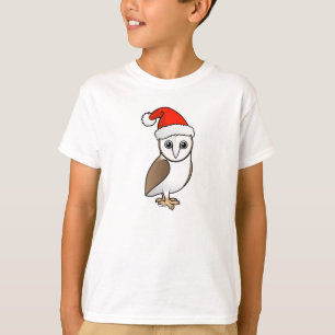 Barn Owl Santa T-Shirt