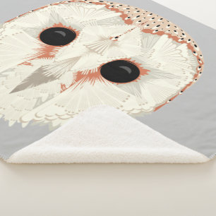 Barn Owl Sherpa Blanket