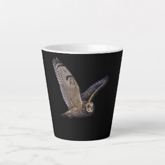 Barn Owl Spirit Animal Nature And Outdoor Lover Latte Mug