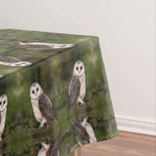 Barn Owl Tablecloth