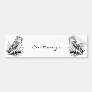 Barn Owl Thunder_Cove Bumper Sticker