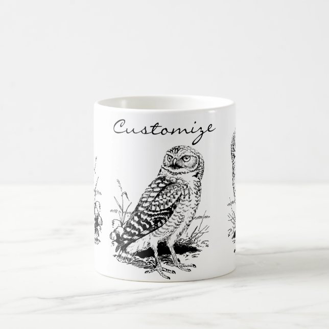 Barn Owl Thunder_Cove Coffee Mug (Center)