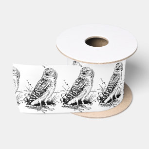 Barn Owl Thunder_Cove Satin Ribbon