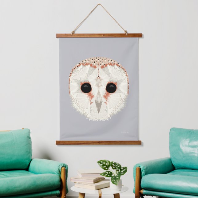 Barn Owl Wood Topped Tapestry (Living Room)