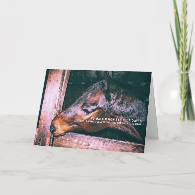 BARN PLAY Greeting Card (Front)