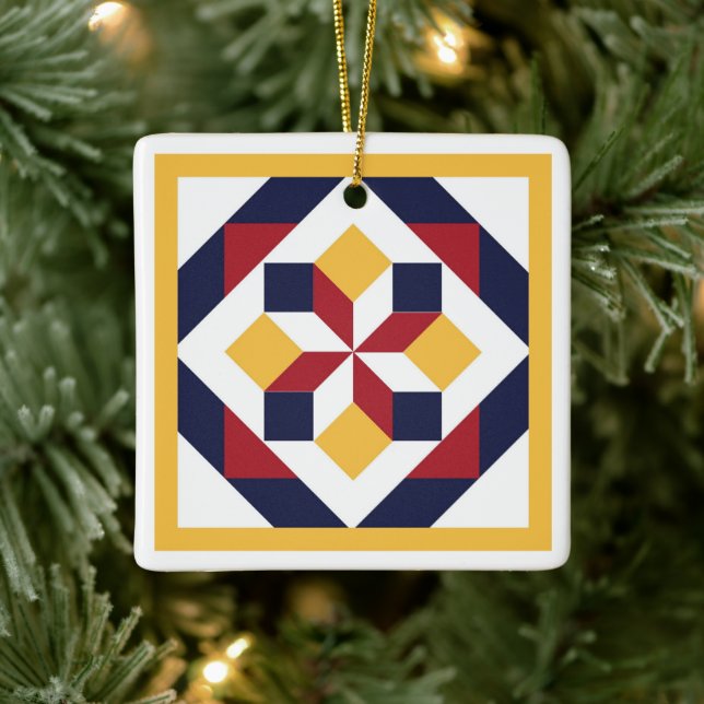 Barn Quilt Ornament (Tree)
