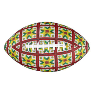 Barn Quilt Star 8 Pattern Football