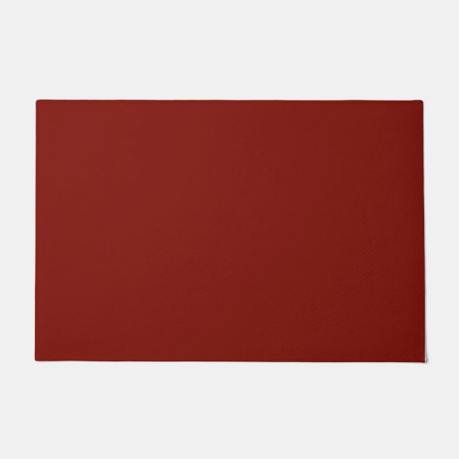 Barn Red (solid colour)  Doormat (Front)
