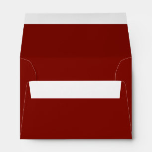 Barn Red (solid colour)  Envelope